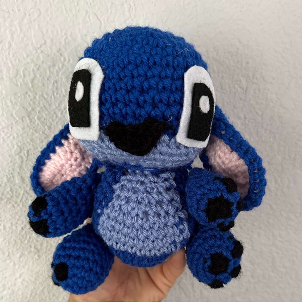 Crochet stitch doll. Crochet doll. Crochet toy. Handmade gift. Disney gift.